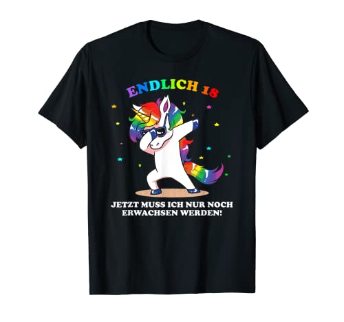 18 Jahre alt Geburtstag Junge Mädchen lustiges Einhorn 2003 T-Shirt 18 Jahre alt Geburtstag Junge Mädchen lustiges Einhorn 2003 T-Shirt von Geburtstagsgeschenke Kinder Spruch Geschenkidee
