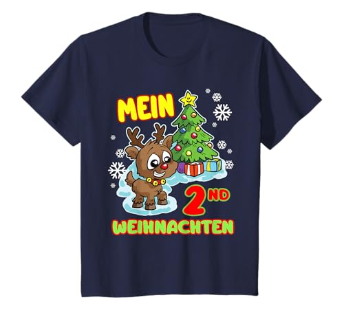 Mein zweites Weihnachten - Kinder 2. Geburtstag im Dezember T-Shirt Mein zweites Weihnachten - Kinder 2. Geburtstag im Dezember T-Shirt von Geburtstagsgeschenke für Jungen und Mädchen