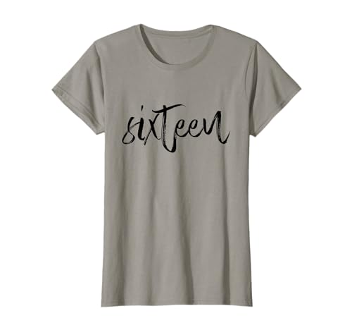 Sixteen 16. Geburtstag Mädchen Teenager 16 Jahre Geschenk T-Shirt von Geburtstagsgeschenke für Mädchen Geschenkidee 2005