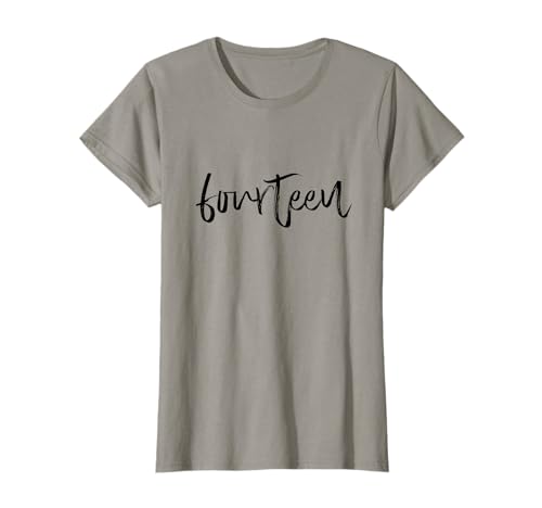 Fourteen 14. Geburtstag Mädchen Teenager 14 Jahre Geschenk T-Shirt von Geburtstagsgeschenke für Mädchen Geschenkidee 2007