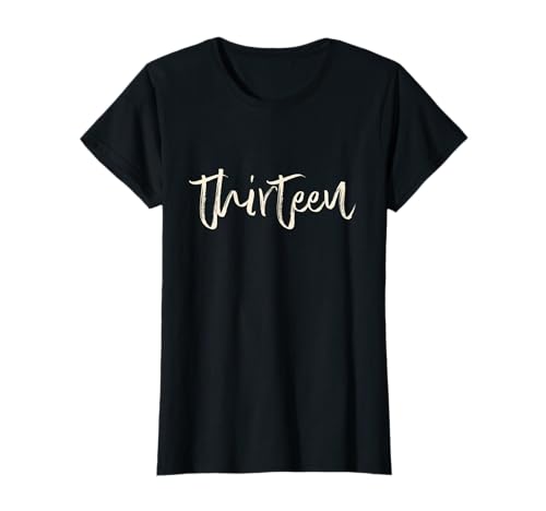 Thirteen 13. Geburtstag Mädchen Teenager 13 Jahre Geschenk T-Shirt Thirteen 13. Geburtstag Mädchen Teenager 13 Jahre Geschenk T-Shirt von Geburtstagsgeschenke für Mädchen Geschenkidee 2008