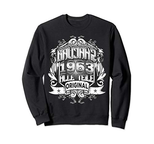 Baujahr 1963 Geschenk für Mann Vater Freund Spruch Original Sweatshirt von Geburtstagsgeschenke für Männer Lustige Sprüche