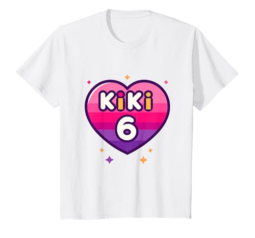 Geburtstag mit Namen Mädchen 6 Jahre T-Shirt Geburtstag mit Namen Mädchen 6 Jahre T-Shirt von Geburtstagsgeschenke mit design für Kinder