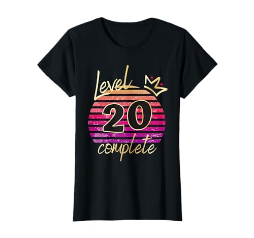 Damen 20ter Geburtstag Mädchen Geschenk zum 20. Geburtstag T-Shirt Damen 20ter Geburtstag Mädchen Geschenk zum 20. Geburtstag T-Shirt von Geburtstagsmotiv 20 Jahre Geburtstagsgeschenk