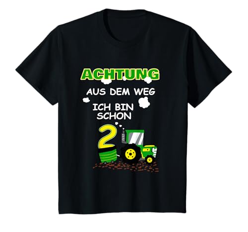 Ich bin schon 2.Jahre Kinder Geburtstag Geschenk Traktor T-Shirt Ich bin schon 2.Jahre Kinder Geburtstag Geschenk Traktor T-Shirt von Geburtstagsoutfits für Jungen und Mädchen