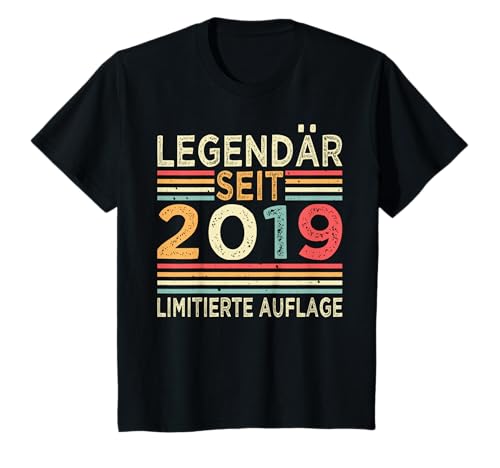 Kinder 6. Geburtstag Legendär Seit 2019 Jahrgang 6 Jahre alt T-Shirt Kinder 6. Geburtstag Legendär Seit 2019 Jahrgang 6 Jahre alt T-Shirt von Geburtstagsparty Vintage Retro Limitierte Auflage