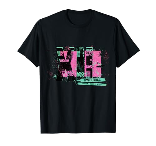 12 Jahre Mädchen Junge Punk Limited Edition Römische Zahlen T-Shirt 12 Jahre Mädchen Junge Punk Limited Edition Römische Zahlen T-Shirt von Geburtstagsshirt 12. Geburtstag Jungen Mädchen