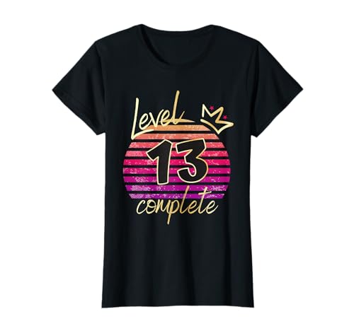 Damen 13ter Geburtstag Mädchen Geschenkizum 13. Geburtstag T-Shirt von Geburtstagsshirt 13 Jahre Geburtstagsgeschenk