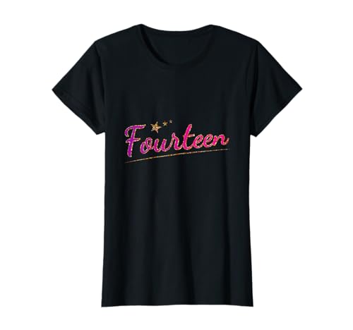 Damen 14ter Geburtstag Mädchen Geschenk 14. Geburtstag T-Shirt von Geburtstagsshirt 14 Jahre Geburtstagsgeschenk