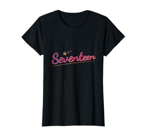 Damen 17ter Geburtstag Mädchen Geschenk 17. Geburtstag T-Shirt Damen 17ter Geburtstag Mädchen Geschenk 17. Geburtstag T-Shirt von Geburtstagsshirt 17 Jahre Geburtstagsgeschenk