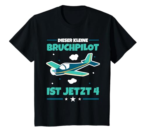 Kinder 4. Geburtstag Flugzeug Shirt Junge 4 Jahre Flugzeug T-Shirt Kinder 4. Geburtstag Flugzeug Shirt Junge 4 Jahre Flugzeug T-Shirt von Geburtstagsshirt 4 Jahre Jungen Geschenk Flugzeug