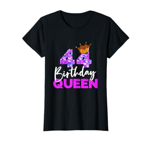 Damen 44ter Geburtstag Birthday Queen Geschenk zum 44. Geburtstag T-Shirt Damen 44ter Geburtstag Birthday Queen Geschenk zum 44. Geburtstag T-Shirt von Geburtstagsshirt 44 Jahre Frauen
