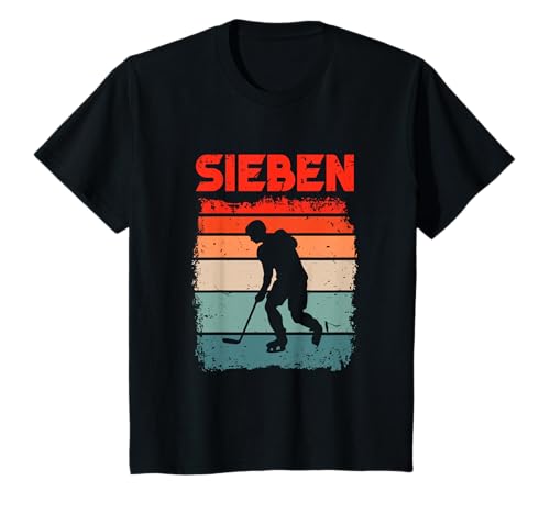 Kinder 7. Geburtstag Hockey 7 Jahre Alt Eishockey Junge Geschenk T-Shirt Kinder 7. Geburtstag Hockey 7 Jahre Alt Eishockey Junge Geschenk T-Shirt von Geburtstagsshirt 7 Jahre Junge Mädchen Tshirt
