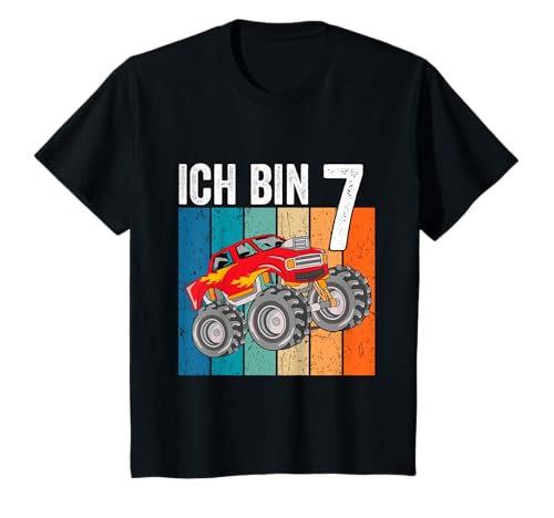 Monster Truck Geburtstag Deko Kinder 7 Jahre Junge Ich Bin 7 T-Shirt Monster Truck Geburtstag Deko Kinder 7 Jahre Junge Ich Bin 7 T-Shirt von Geburtstagsshirt 7 Jahre Junge Tshirt
