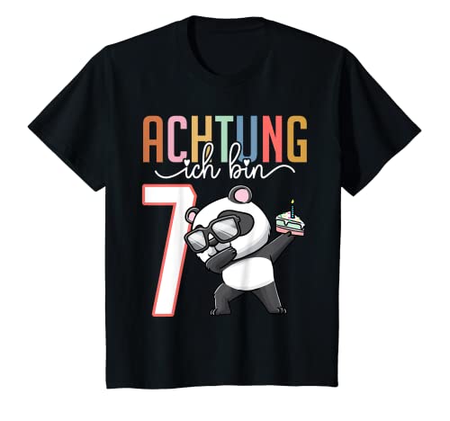 Kinder Siebter Geburtstag 7 Jahre Panda 7. Geburtstag T-Shirt Kinder Siebter Geburtstag 7 Jahre Panda 7. Geburtstag T-Shirt von Geburtstagsshirt 7 Jahre Thembakiddimal