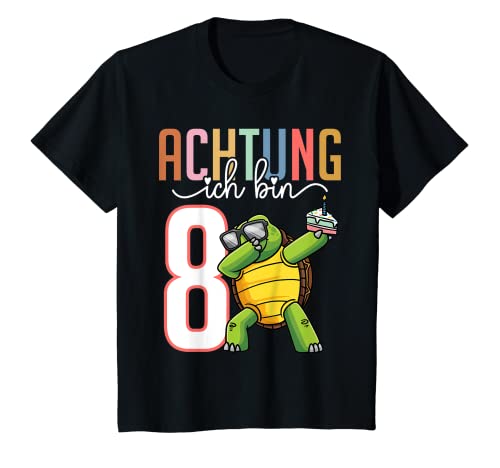 Kinder Achter Geburtstag 8 Jahre Schildkröte 8. Geburtstag T-Shirt Kinder Achter Geburtstag 8 Jahre Schildkröte 8. Geburtstag T-Shirt von Geburtstagsshirt 8 Jahre Thembakiddimal
