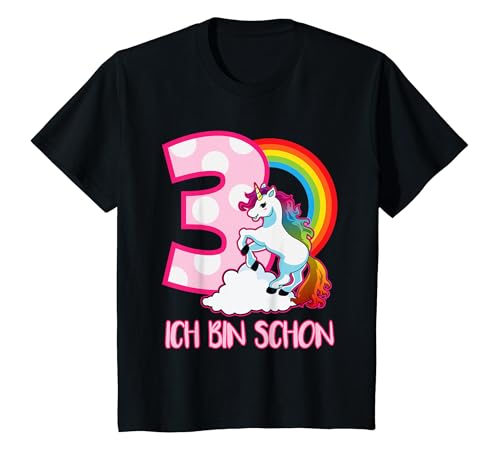 Kinder Ich Bin Schon 3 Einhorn Shirt Geschenk Geburtstag Kind Kinder Ich Bin Schon 3 Einhorn Shirt Geschenk Geburtstag Kind von Geburtstagsshirt - Cute Unicorn