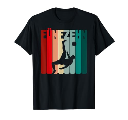 15. Geburtstag Fußballer 15 Jahre Fußball Jungs T-Shirt von Geburtstagsshirt Fußball Kinder Sport Jungs