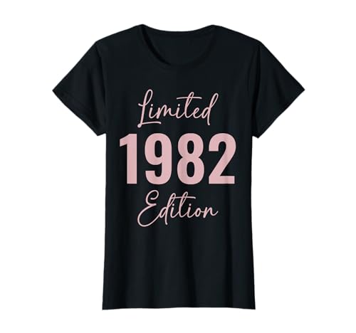 Limited Edition 1982 Geburtstagsshirt 40. Geburtstag Frauen T-Shirt Limited Edition 1982 Geburtstagsshirt 40. Geburtstag Frauen T-Shirt von Geburtstagsshirt Geschenk für 40 Geburtstag Frauen