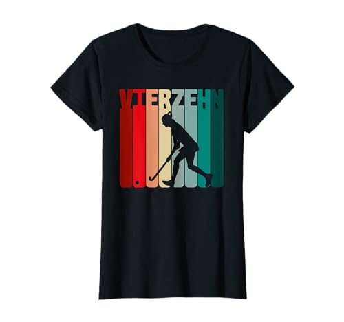 14. Geburtstag Feldhockey 14 Jahre Hockey Mädchen T-Shirt 14. Geburtstag Feldhockey 14 Jahre Hockey Mädchen T-Shirt von Geburtstagsshirt Hockey Mädchen Ballsport Frauen
