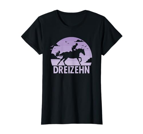 13. Geburtstag Reiterin 13 Jahre Mädchen Pferde Geburtstags T-Shirt 13. Geburtstag Reiterin 13 Jahre Mädchen Pferde Geburtstags T-Shirt von Geburtstagsshirt Pferde Mädchen Reiter Geschenke