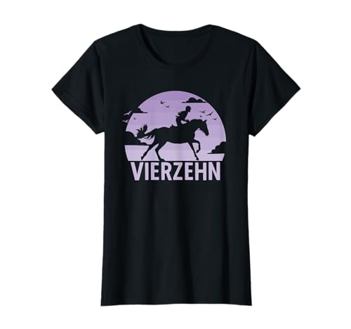 14. Geburtstag Reiterin 14 Jahre Mädchen Pferde Geburtstags T-Shirt 14. Geburtstag Reiterin 14 Jahre Mädchen Pferde Geburtstags T-Shirt von Geburtstagsshirt Pferde Mädchen Reiter Geschenke