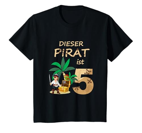 Kinder Geburtstagsshirt 5 Jahre Junge Pirat T-Shirt T-Shirt Kinder Geburtstagsshirt 5 Jahre Junge Pirat T-Shirt T-Shirt von Geburtstagsshirt Pirat 5 Jahre