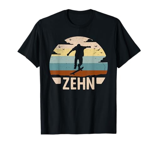 10. Geburtstag Skater 10 Jahre Jungs Skaterpark Skateboard T-Shirt 10. Geburtstag Skater 10 Jahre Jungs Skaterpark Skateboard T-Shirt von Geburtstagsshirt Skater Skateboard Jungs Teenager