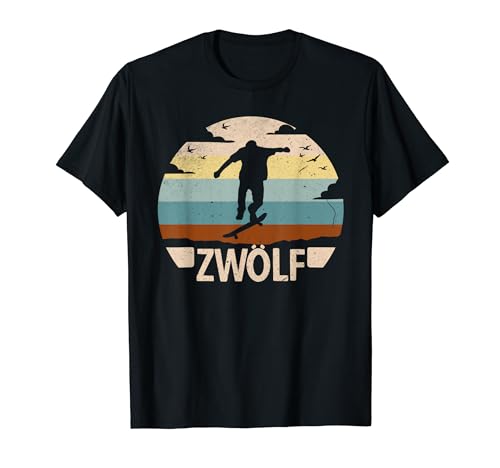 12. Geburtstag Skater Skaterpark 12 Jahre Jungs Skateboard T-Shirt 12. Geburtstag Skater Skaterpark 12 Jahre Jungs Skateboard T-Shirt von Geburtstagsshirt Skater Skateboard Jungs Teenager