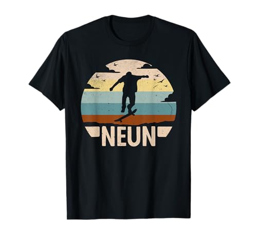 9. Geburtstag Skater 9 Jahre Jungs Skaterpark Skateboard T-Shirt 9. Geburtstag Skater 9 Jahre Jungs Skaterpark Skateboard T-Shirt von Geburtstagsshirt Skater Skateboard Jungs Teenager