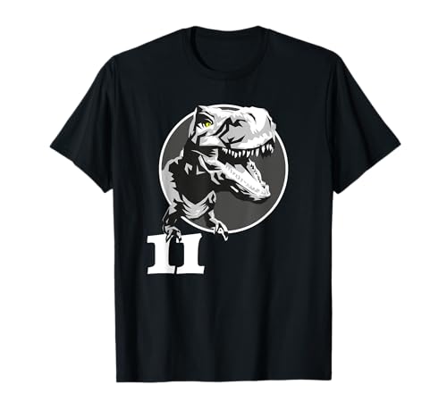 Geburtstagsshirt 11 Jahre Junge Dinosaurier Dino T-Rex T-Shirt Geburtstagsshirt 11 Jahre Junge Dinosaurier Dino T-Rex T-Shirt von Geburtstagsshirt T-Rex - Dino Shirt Geburtstag