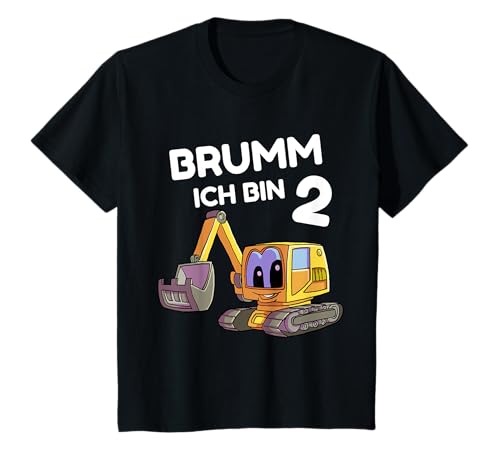 Kinder Bagger Shirt Kinder 2. Geburtstag Jungen 2 Jahre Geschenk T-Shirt Kinder Bagger Shirt Kinder 2. Geburtstag Jungen 2 Jahre Geschenk T-Shirt von Geburtstagsshirts für Jungen & Mädchen
