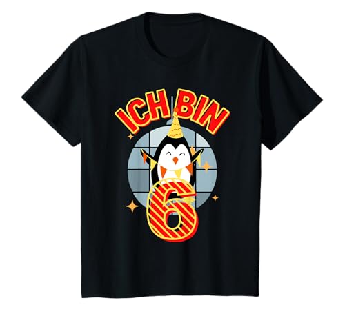 Kinder Ich bin 6 Geburtstagsshirt für Kinder zum Geburtstag Pinguin T-Shirt Kinder Ich bin 6 Geburtstagsshirt für Kinder zum Geburtstag Pinguin T-Shirt von Geburtstagsshirts zum Kindergeburtstag für Kinder