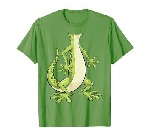 Gecko Shirt Erwachsene Kinder Herren Damen Grün Eidechse Kostüm T-Shirt Gecko Shirt Erwachsene Kinder Herren Damen Grün Eidechse Kostüm T-Shirt von Gecko Costume Shirts