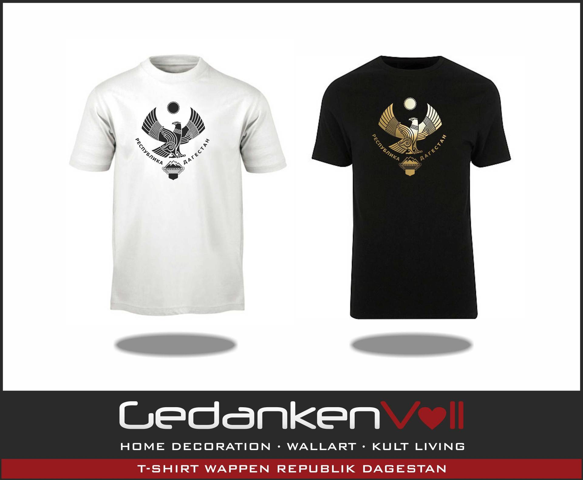 Gedankenvoll T-Shirts Wappen Republik Dagestan von GedankenVoll