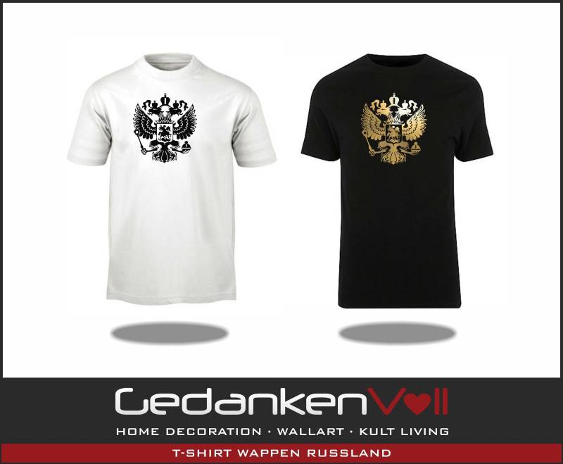 Gedankenvoll T-Shirts Wappen Russland/Russia Coat Of Arms Gedankenvoll T-Shirts Wappen Russland/Russia Coat Of Arms von GedankenVoll