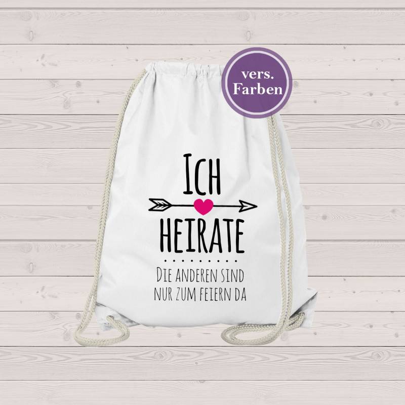 Jga Junggesellinnenabschied Junggesellenabschied - Rucksack Ich Heirate von Gedankendenker