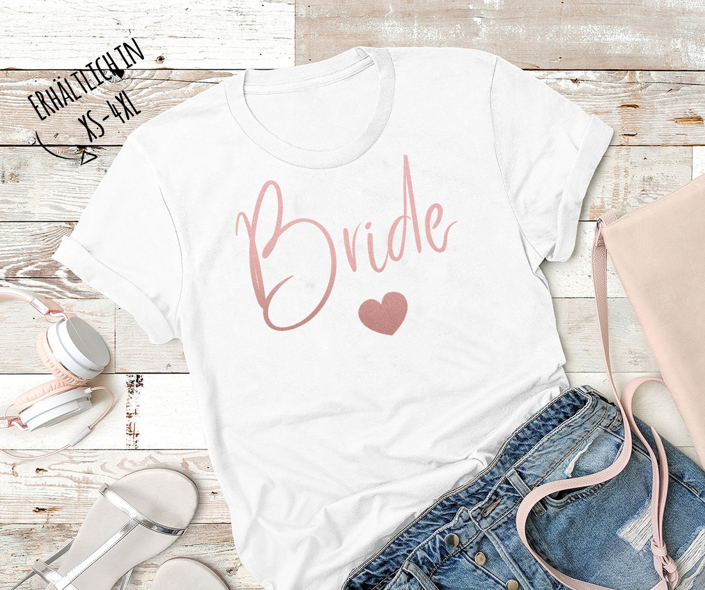 T-Shirt Jga, Junggesellinnenabschied Mit Spruch, Aufdruck - Bride Shirt von Gedankendenker