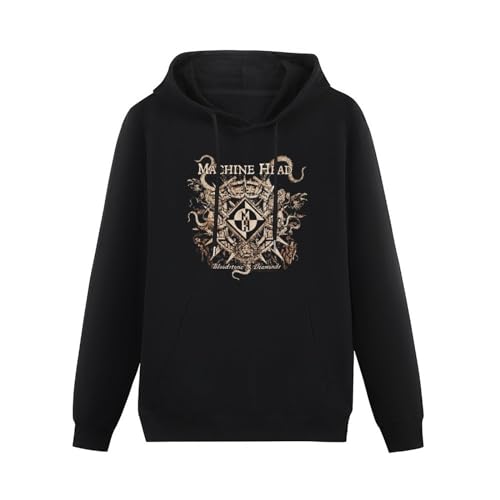 GediZ Machine Head Bloodstone Diamonds Songs Mens Hoody Black XL von GediZ