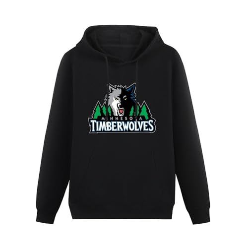 GediZ Show Time Men's Minnesota Logo Timberwolves Vintage Hood Black L von GediZ