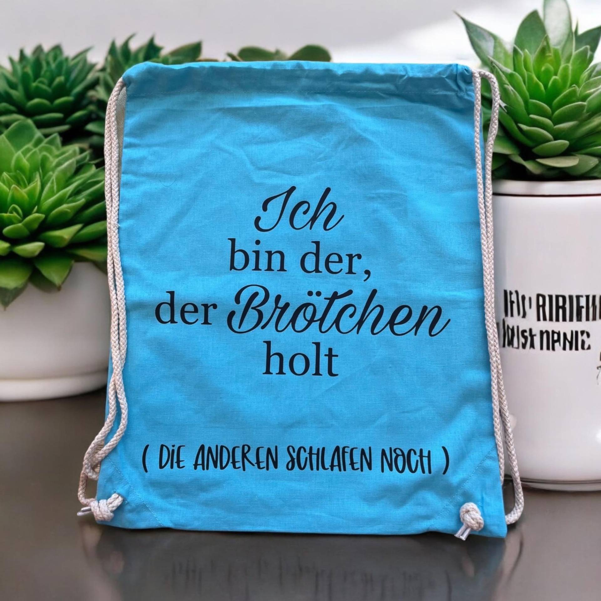 Baumwollbeutel "Ich Bin Der, Der Brötchen Holt..." Baumwollbeutel "Ich Bin Der, Der Brötchen Holt..." von GedoensZauber