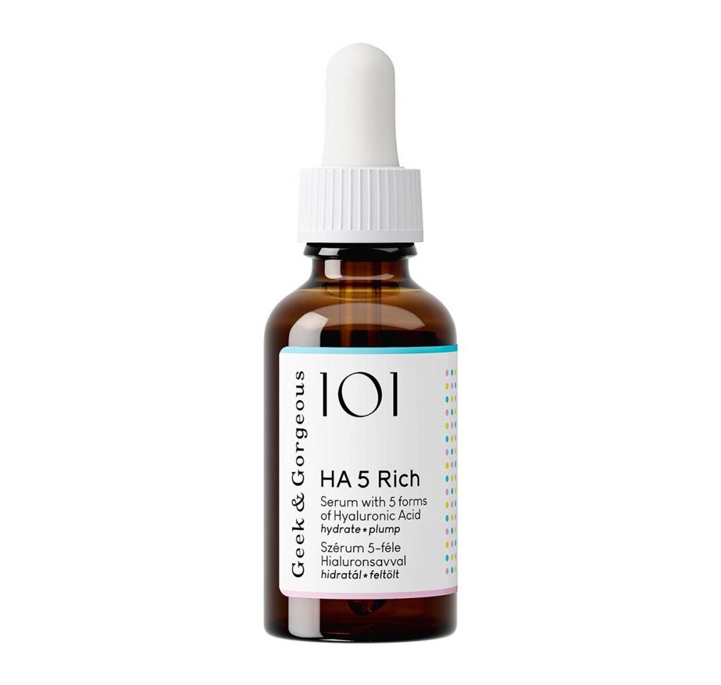 Geek & Gorgeoust Gesichtsmaske Geek&Gorgeous Serum HA 5 Rich, 30 ml von Geek & Gorgeoust
