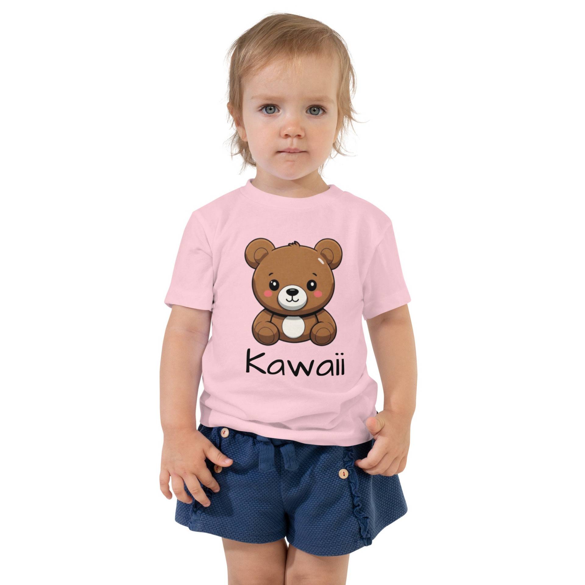 Kurzärmeliges Kleinkind-T-Shirt - Kawaii Teddy, Teddybär, Bär, Kawaii Clothes, Kinder, Kids, Kleinkind, Toddler, Teddy, Bear von GeekFreakMarketplace
