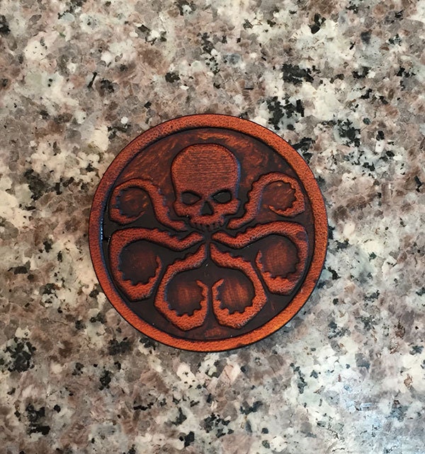 Hydra Inspiriert Pin Antikes Leder Hydra Inspiriert Pin Antikes Leder von GeekPinsUnlimited