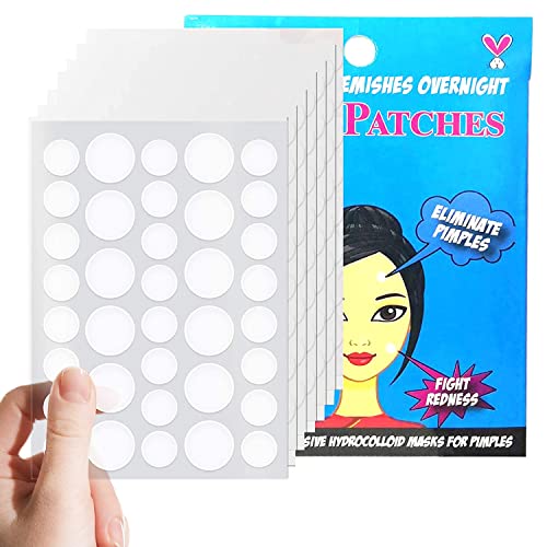 GeekerChip 252 pimple patch,pickel patch Pflaster Unsichtbar Pickelpatches für Gesicht Akne Behandlung Aknepflege(10mm+8mm) von GeekerChip
