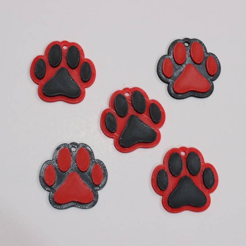 rdo Paw Keychain - Kumpel Paw Schlüsselanhänger, 3D Druck Hundeliebhaber Schlüsselanhänger Für Hunde Papa, Haustier Liebhaber Geschenk rdo Paw Keychain - Kumpel Paw Schlüsselanhänger, 3D Druck Hundeliebhaber Schlüsselanhänger Für Hunde Papa, Haustier Liebhaber Geschenk von Geekin3D