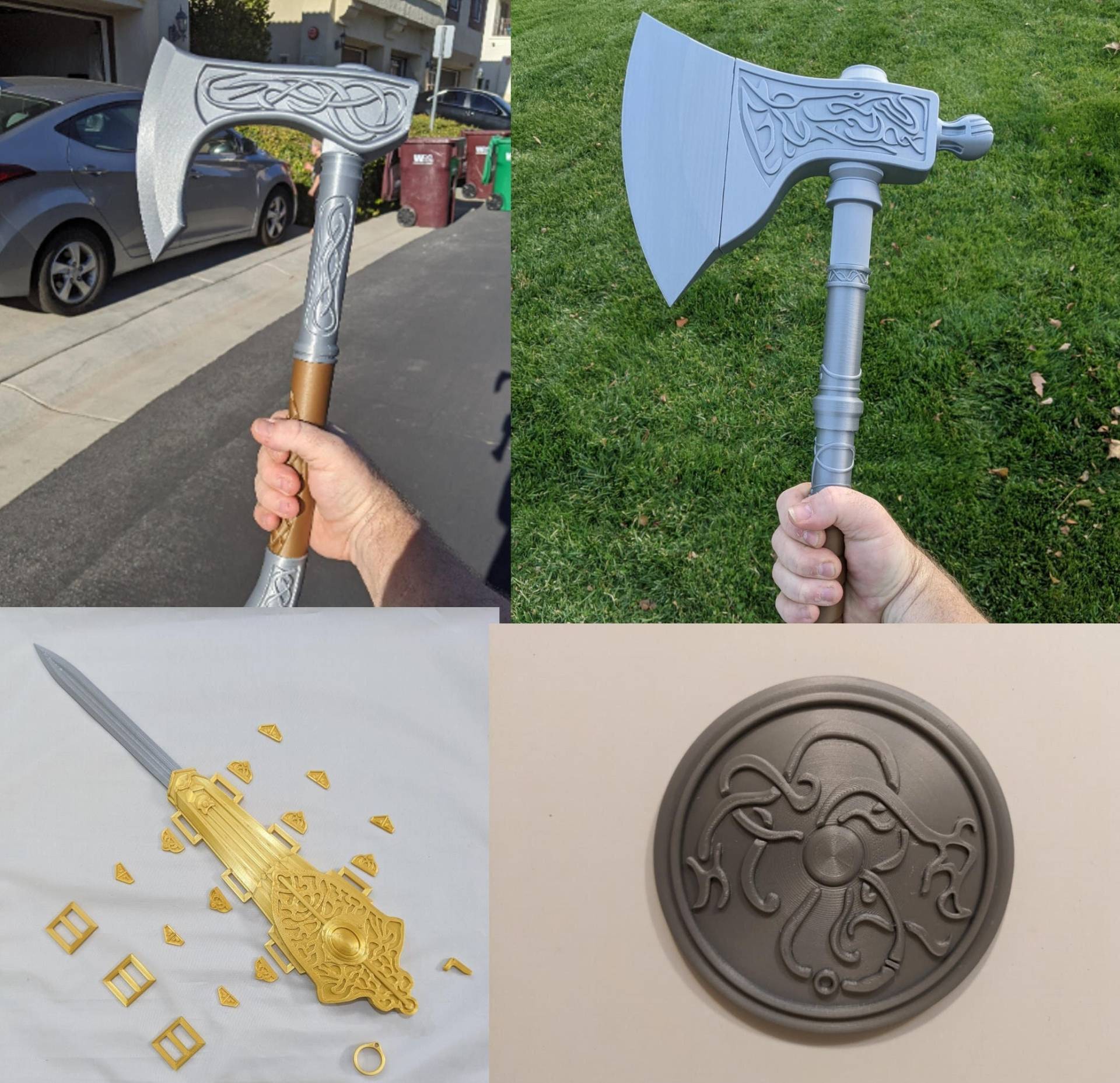 Eivor Collection - Beide Äxte, Versteckte Klinge Und Tunika Clip Ac Valhalla Cosplay Replica Kit Eivor Collection - Beide Äxte, Versteckte Klinge Und Tunika Clip Ac Valhalla Cosplay Replica Kit von GeeklyCreat3d