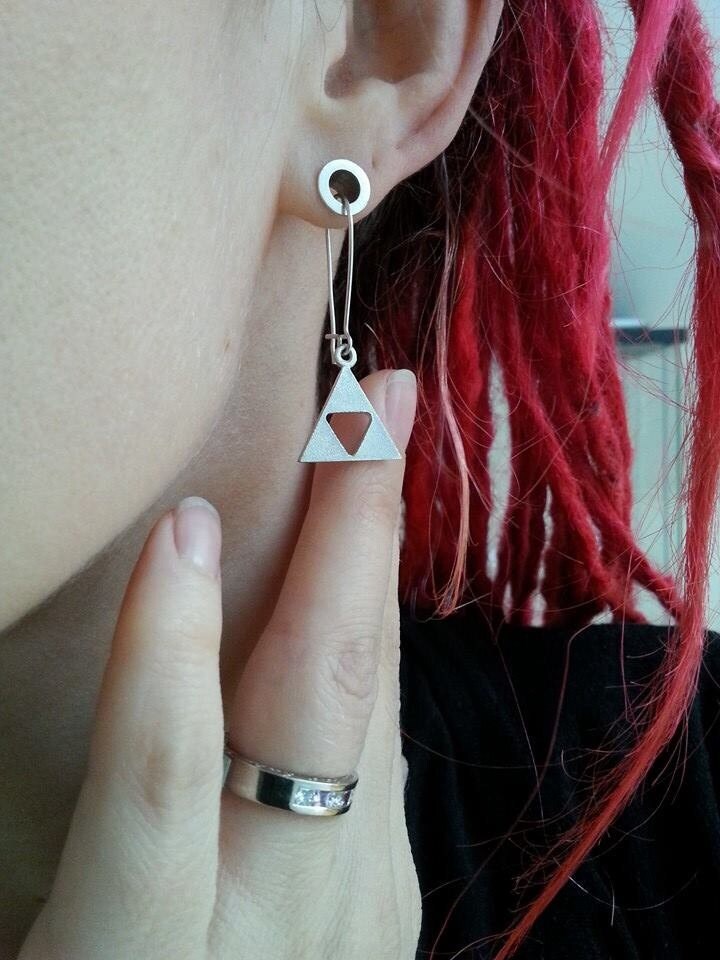 Triforce Silber Ohrringe Triforce Silber Ohrringe von Geekonista