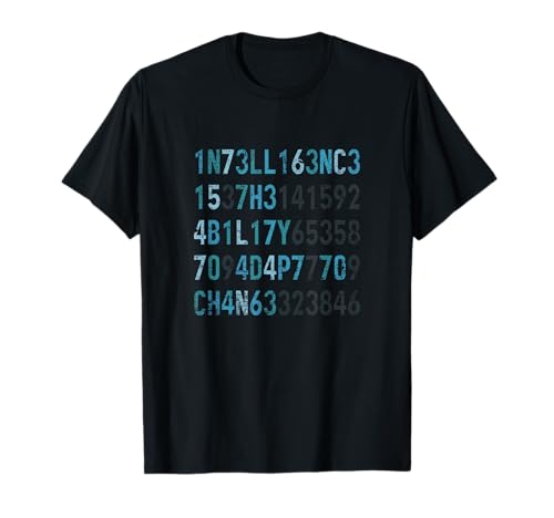 Geekster Intelligence Is The Ability To Adapt To Change | Cool Quote T-Shirt - Herren - Schwarz - S - Kurzarm - Klassisch - Pullover - T-Shirt Geekster Intelligence Is The Ability To Adapt To Change | Cool Quote T-Shirt - Herren - Schwarz - S - Kurzarm - Klassisch - Pullover - T-Shirt von Geekster