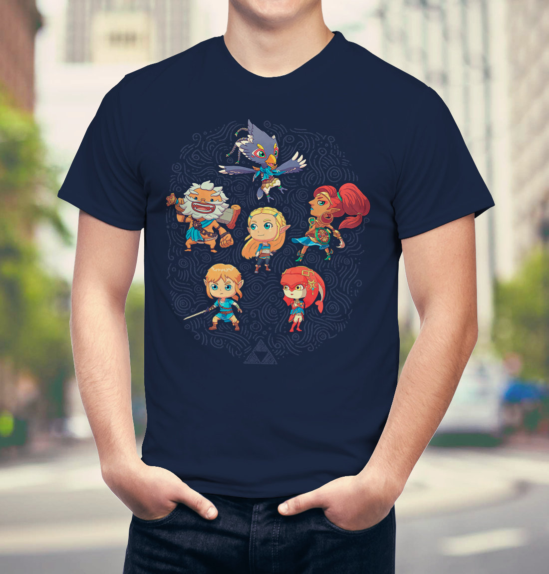 The Cuteness's Ballad T-Shirt // Chibi Champion Heroes Shirt Niedliches Zelda Daruk Revali Urbosa Mipha Kawaii Breath Of The Wild The Cuteness's Ballad T-Shirt // Chibi Champion Heroes Shirt Niedliches Zelda Daruk Revali Urbosa Mipha Kawaii Breath Of The Wild von GeekydogShop